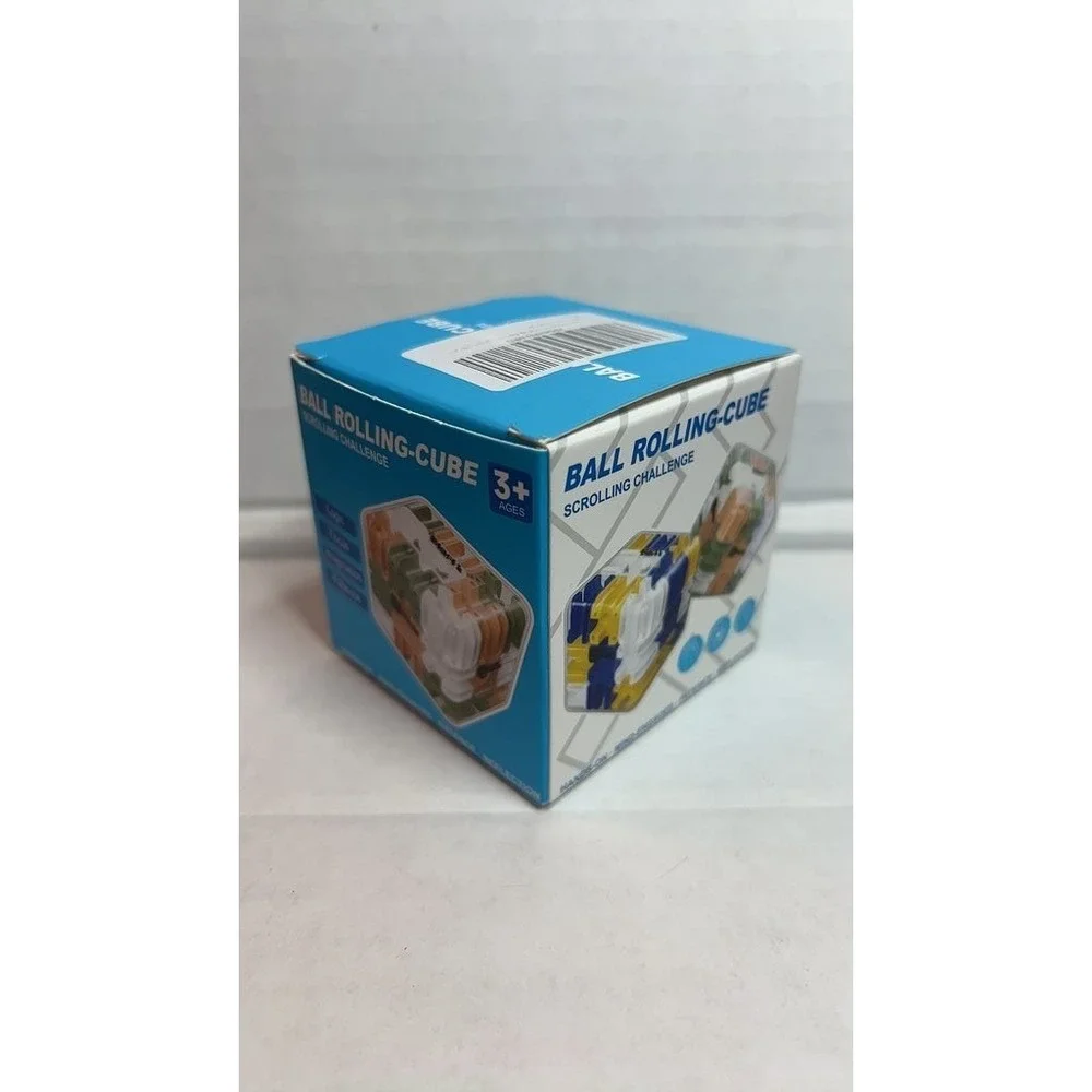 Ball Rolling Cube Scrolling Challenge Puzzle Toy